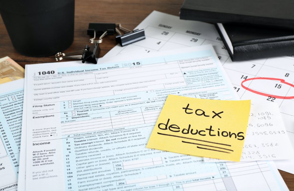 Tax forms and deductions notes